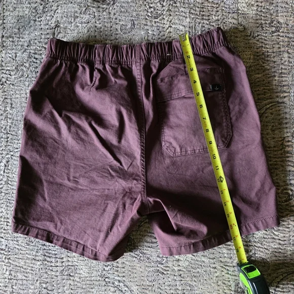 Prana Men's Burgundy Shorts - Picture 2 of 4